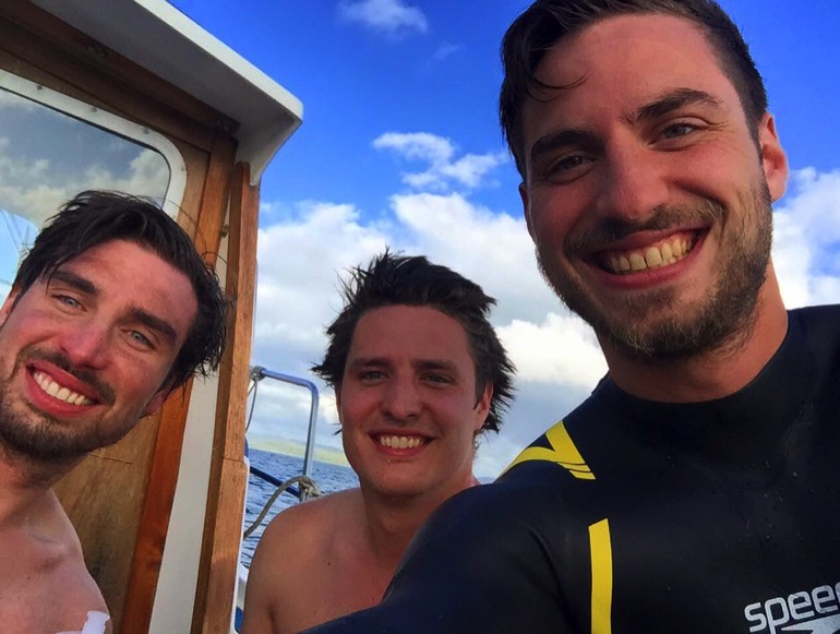 Calum and his brothers